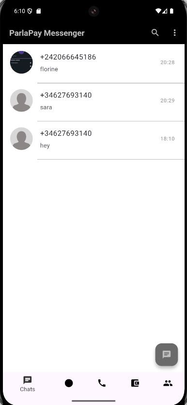 ParlaPay App Interface
