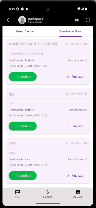 ParlaPay Wallet Interface